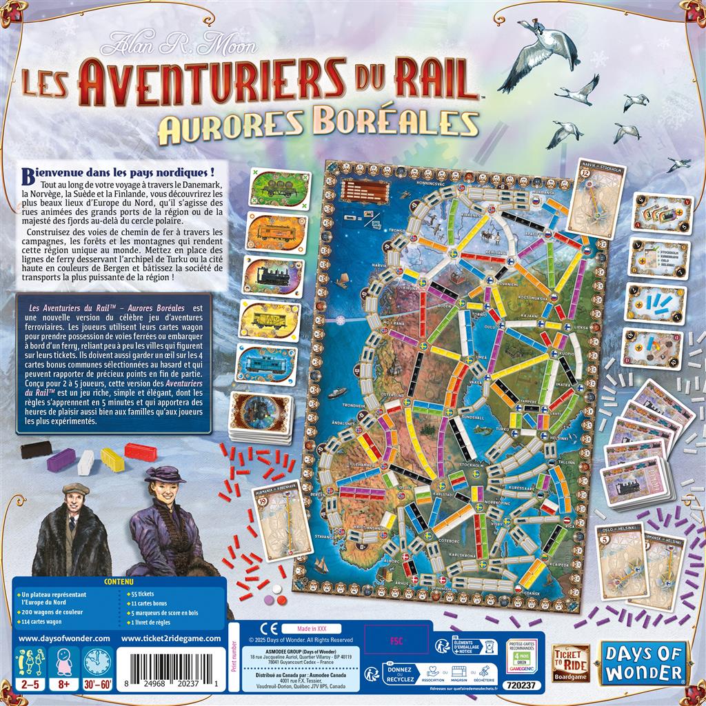 LES AVENTURIERS DU RAIL: AURORES BORÉALES