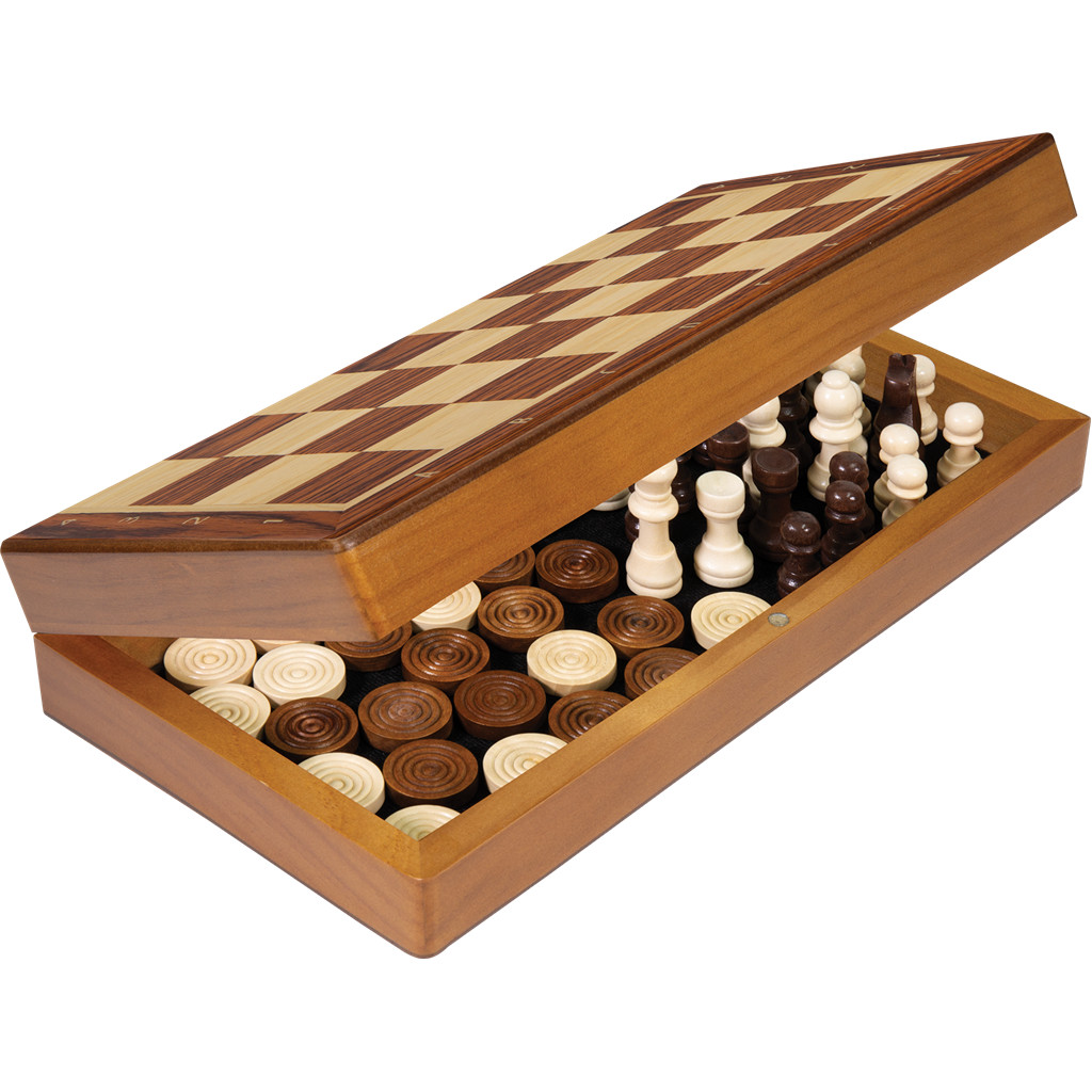 JEU D'ECHECS ET DAMES PLIABLE