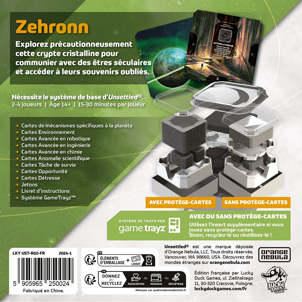 UNSETTLED – Ext. Planète 003 – Zehronn