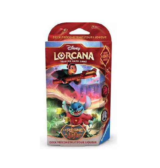 Disney Lorcana Le Regne de Jaffar : Deck Mulan Stitch