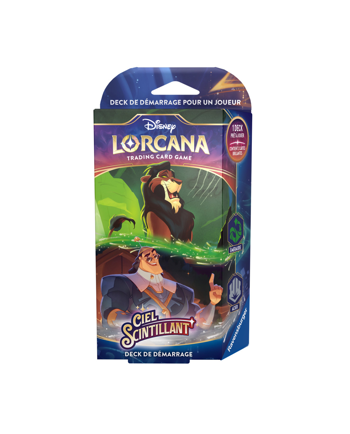 DISNEY LORCANA: Deck de Démarrage Ciel Scintillant - Scar et Kronk